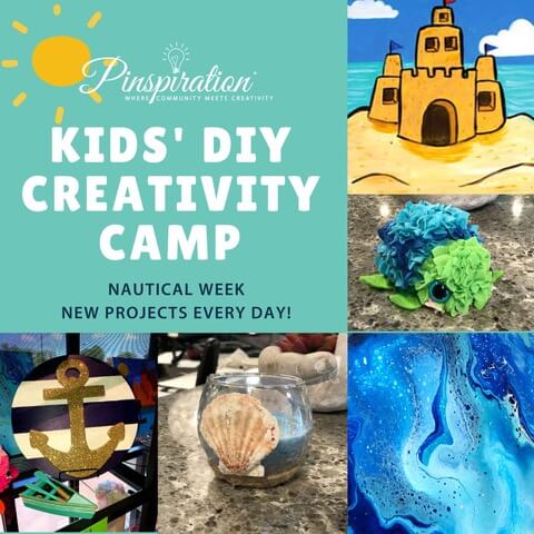Creativity Camp at Pinspiration Chesterfield - Nautical Week 4