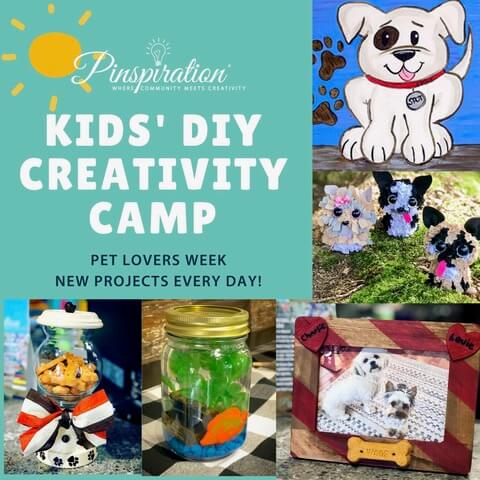 Creativity Camp at Pinspiration Chesterfield - Pet Lovers Week 1