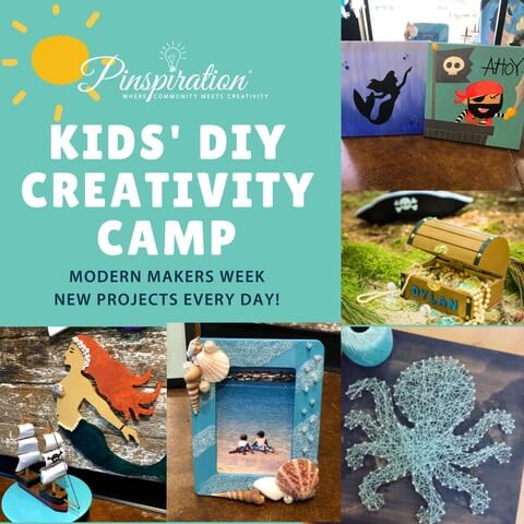 Creativity Camp at Pinspiration Chesterfield - Pirates and Mermaids Week 6